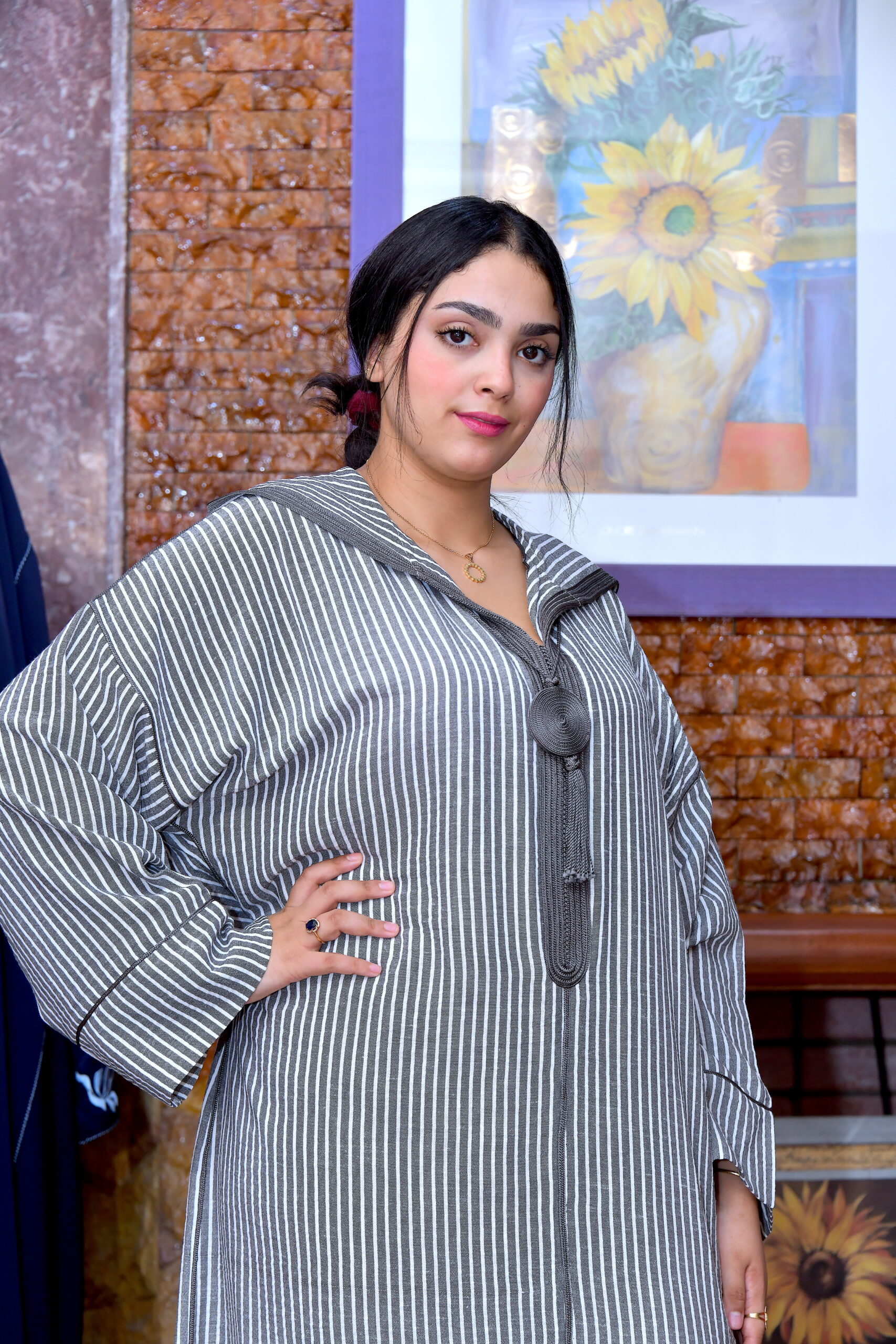 Djellaba SS Tradition Grise – Image 2